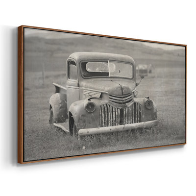 Old Farm Truck- Framed Gallery Wrapped Canvas -Ready to Hang