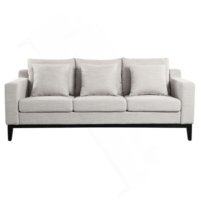 Comfy 3-Seat Upholstered Sofa