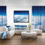 «Stunning View from Air plane», reproduction de photo sur toile tendue encadrée-26696002