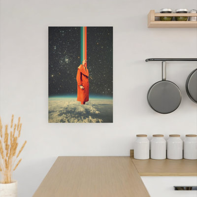 Spacecolor Retro Surreal Vintage Moth Portrait Landscape Wall Art