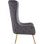 Fauteuil à oreilles en velours de 27 po de large Alexander-1686660924