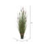 Herbe droite artificielle et quenouilles-22996683