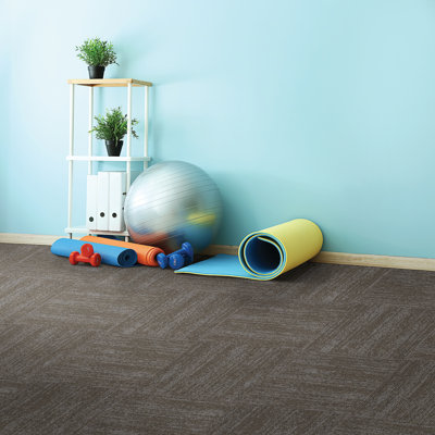 Mohawk Elite 24" x 24" Nylon Fiber Carpet Tiles (96 sqft per carton-24 Tiles)