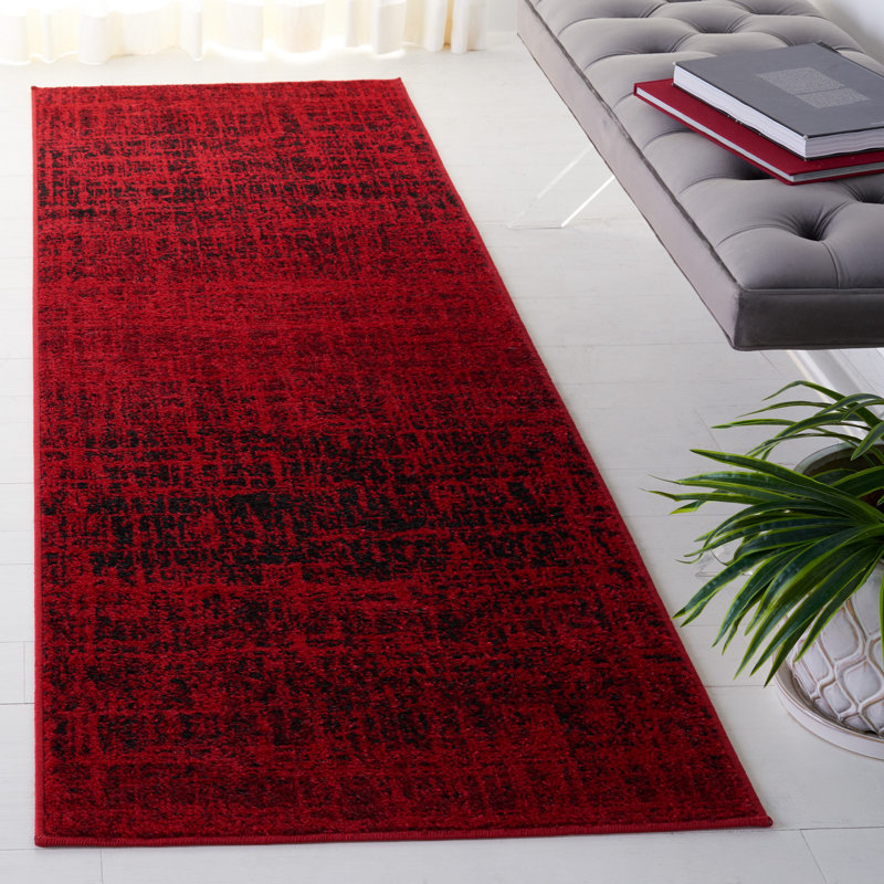Riebe Abstract Area Rug, Runner 2'6" x 8'