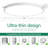 12" LED Flush Mount Ceiling Light 4 Pack, 24W Slim Dimmable 5CCT 3200LM