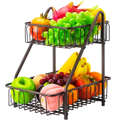 Rebrilliant Amittai Iron Fruit Bowl