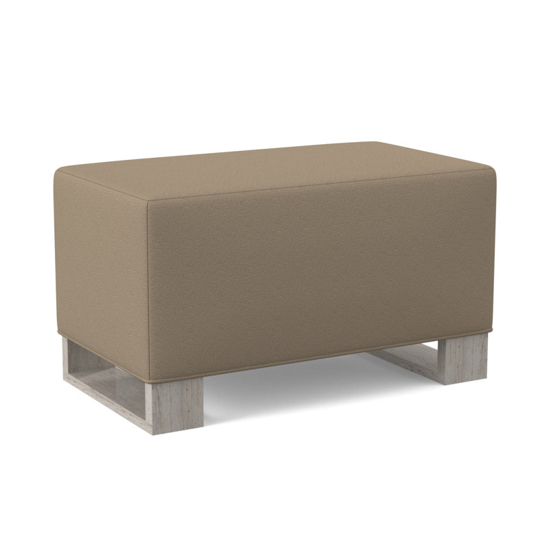 Repose-pieds, Bisque, 100% polyester Elise lin