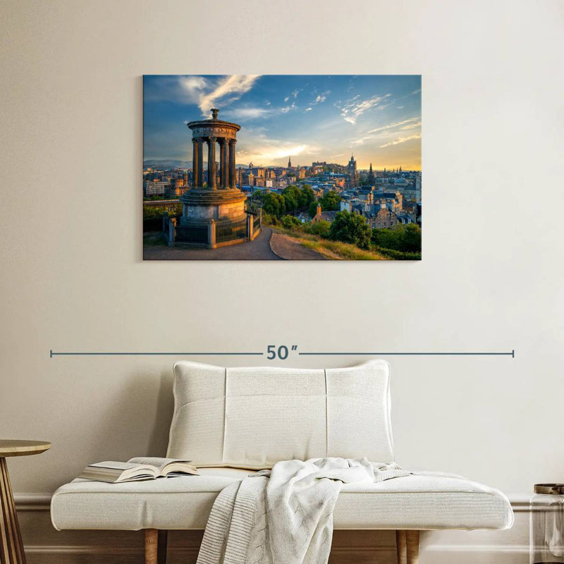 Lilie Edinburgh From Calton Hill, 24" H x 36" W