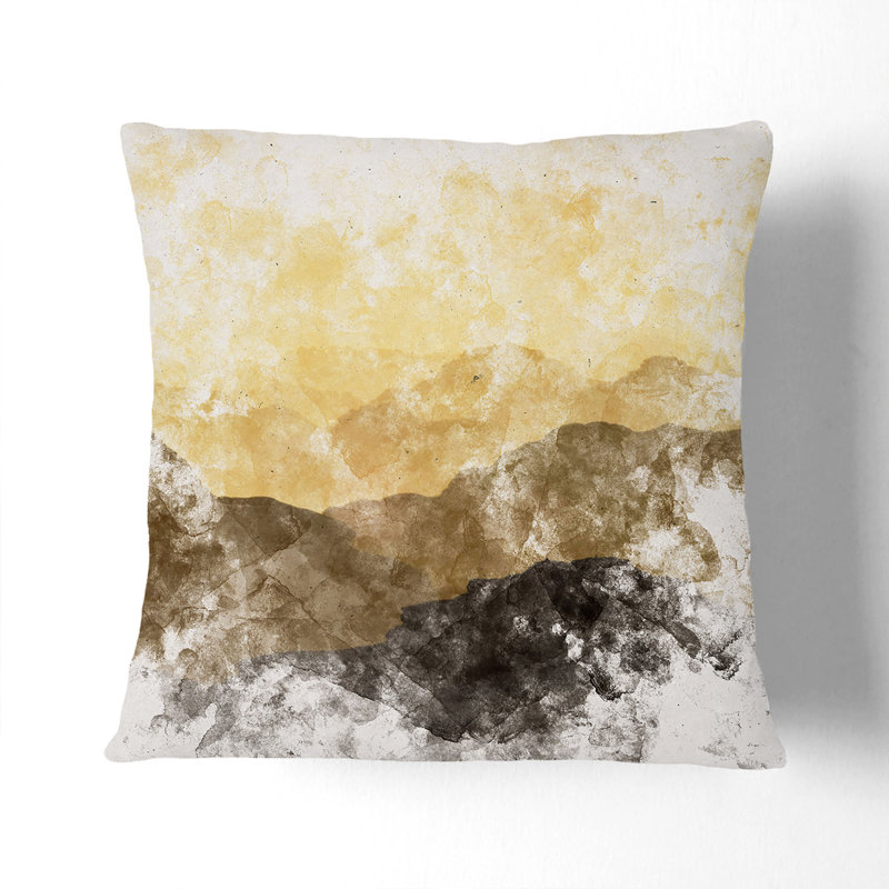 Square Cushion, Black, 40cm H x 40cm W x 15cm D