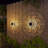 2 Pack Solar Fence Lights Solar Outdoor Wall Lights Metal Solar Powered Deck Step Lights