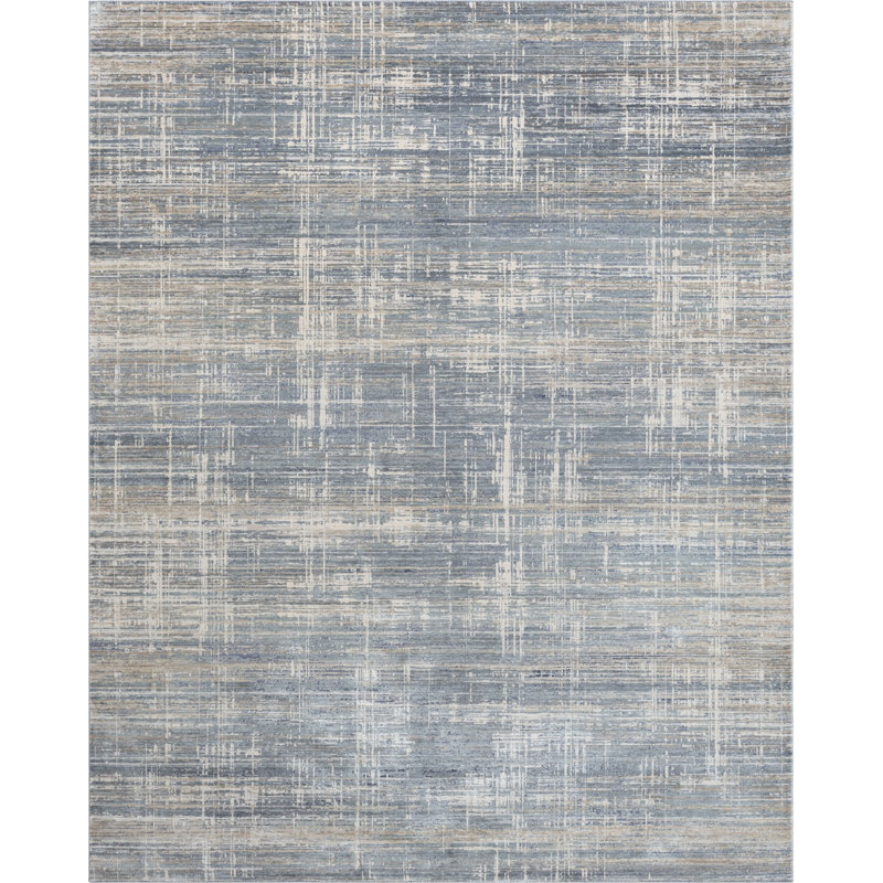 Echo Abstract Area Rug, Rectangle 3'9" x 5'9"