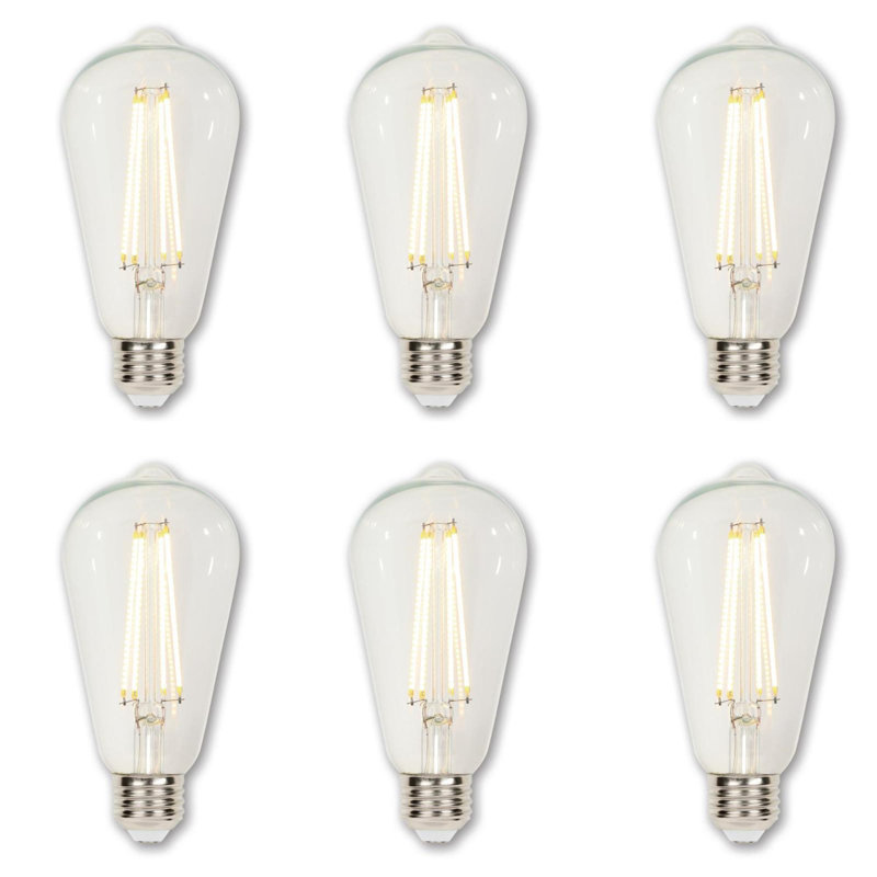 4,5 watts (équivalent de 40 watts), ampoule DEL ST20, ampoule à intensité variable, blanc chaud (2700K)/culot moyen (standard)