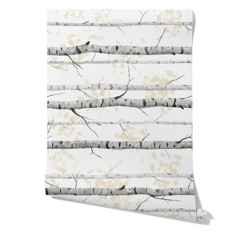 Cestaric Birchwood Wallpaper