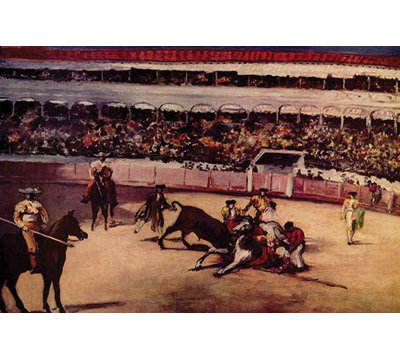 « bullfight » par bain eduard manet, reproduction d’art