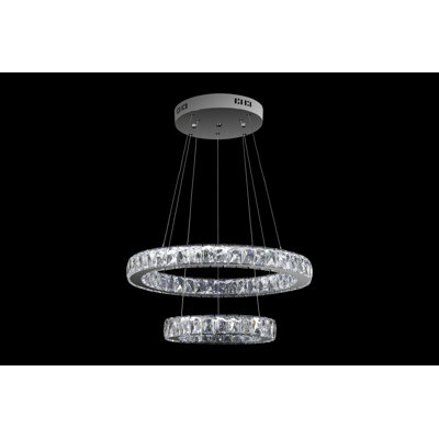 Polk 1 - Light Crystal LED Chandelier