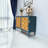 Modern sea shell handle drawer accent cabinet