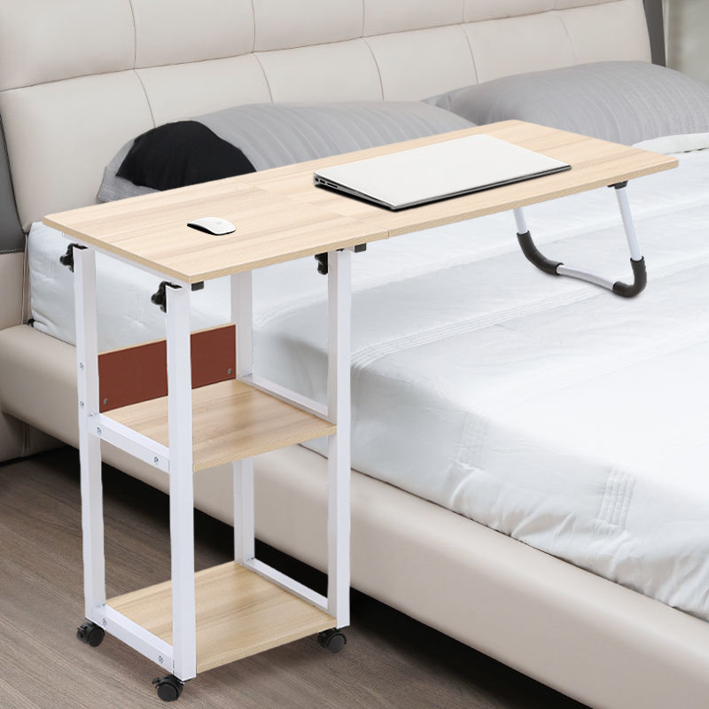 Inbox Zero 88cm W Height Adjustable Rectangle Computer Desk with Hutch ...