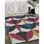 Rose géométrique/bleu/gris Tapis décoratif-277619302