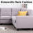 Upholstered L-Shaped Sectional Symmetrical-965458063