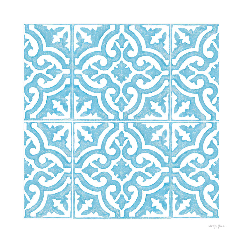 Artisan Tile XXVII par Nancy Green - reproduction d'art sur toile tendue, H 12 po x l 12 po, Toile tendue, Non