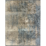 Rapture Abstract Area Rug in Brown/Blue