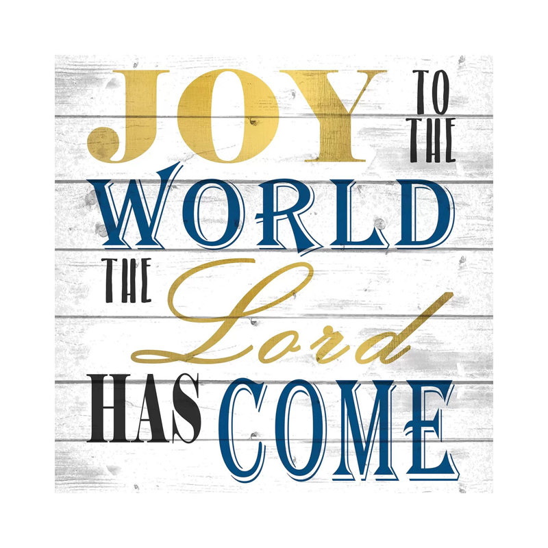 Gold Joy by Kimberly Allen - Wrapped Canvas Gallery-Wrapped Canvas Giclée, 30.48cm H x 30.48cm W
