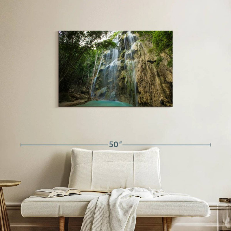 Cascade d'Alvord à Cebu, H 24 po x l 36 po