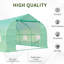 Lirra Traditional Heavy Duty Polytunnel Greenhouse With UV Resistant Cover And Roll-Up Doors