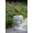 8.9X7.9X11.6" Cement Bust Planter, Gray, & Consistent With Floral For Garden 8"X9"X11.5" Construction Decor-1175740057