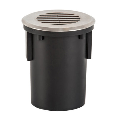 Monnier Black/Silver Low Voltage Integrated LED Metal Deck Light