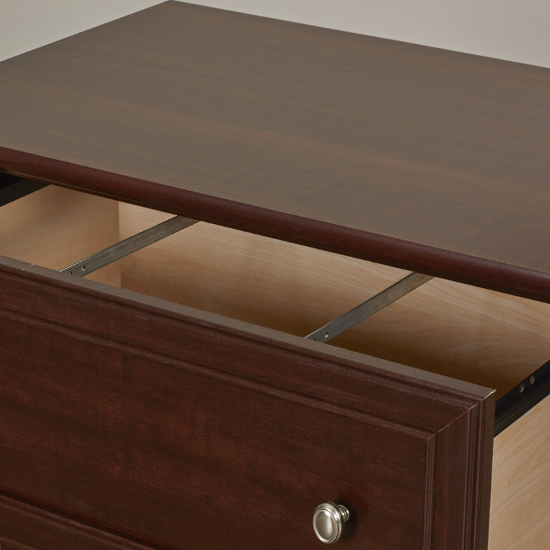 Armetha 36.811'' Wide 2 -Drawer File Cabinet, Select Cherry