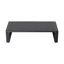Table basse en aluminium gris et rectangulaire Jm 9017. Polyvalent pour tout espace et gris. Intérieur Extérieur