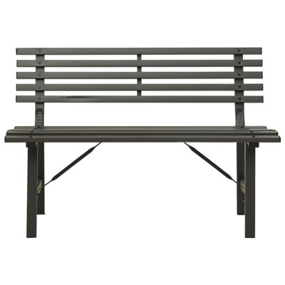 Banc de jardin en acier