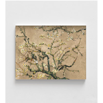 Mandorlo In Fiore par Vincent Van Gogh, Art de la nature, décoration d'intérieur beige, impression de branche d'arbre, Art mural floral, Art naturel Van Gogh