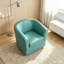 Fauteuil demi-tonneau pivotant en similicuir-129448687