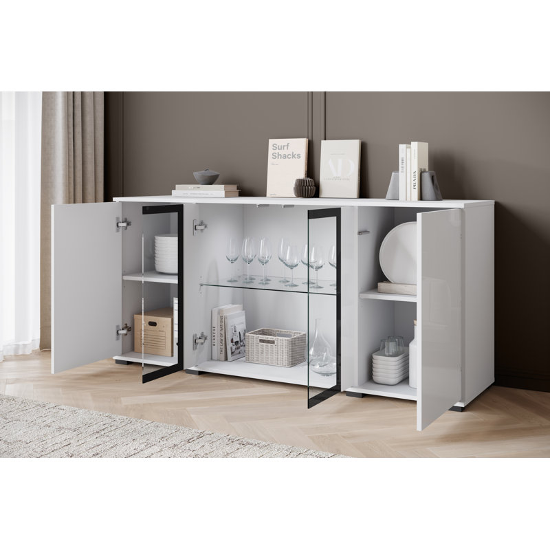 Borut 150cm Sideboard, White