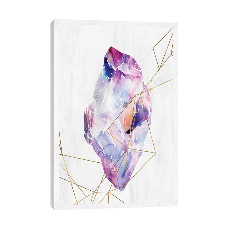 Lucid I 1 Piece Painting on Canvas, 152.5 cm H x 101.5 cm W, White Framed