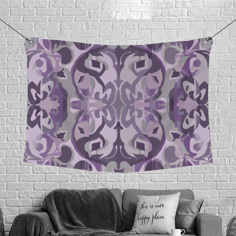 Tapisserie murale baroque_12488, H 68 po x l 80 po