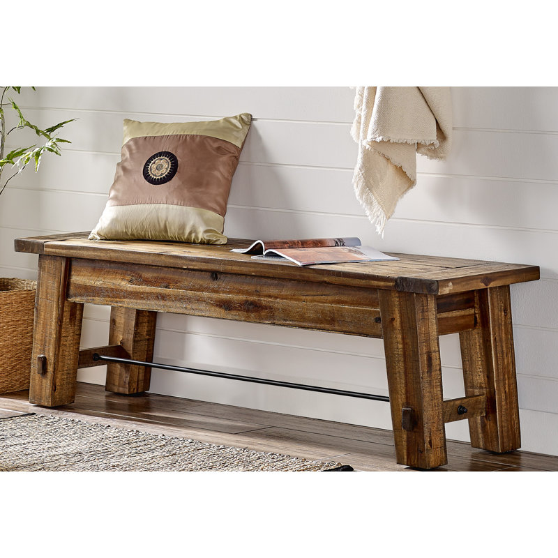 Solid Wood Bench
