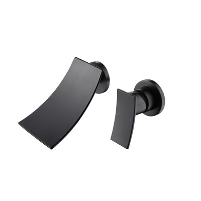 Wall Mounted Optional 2-handle Bathroom Faucet
