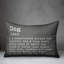 Housse de coussin rectangulaire et insert
