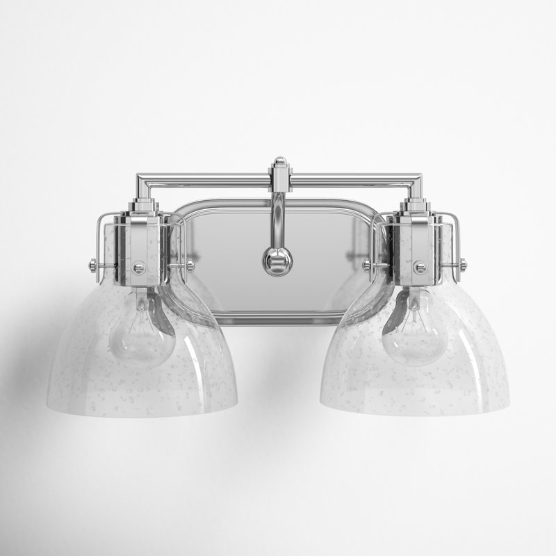 Dolan 2 Light Seeded Dimmable Vanity Light