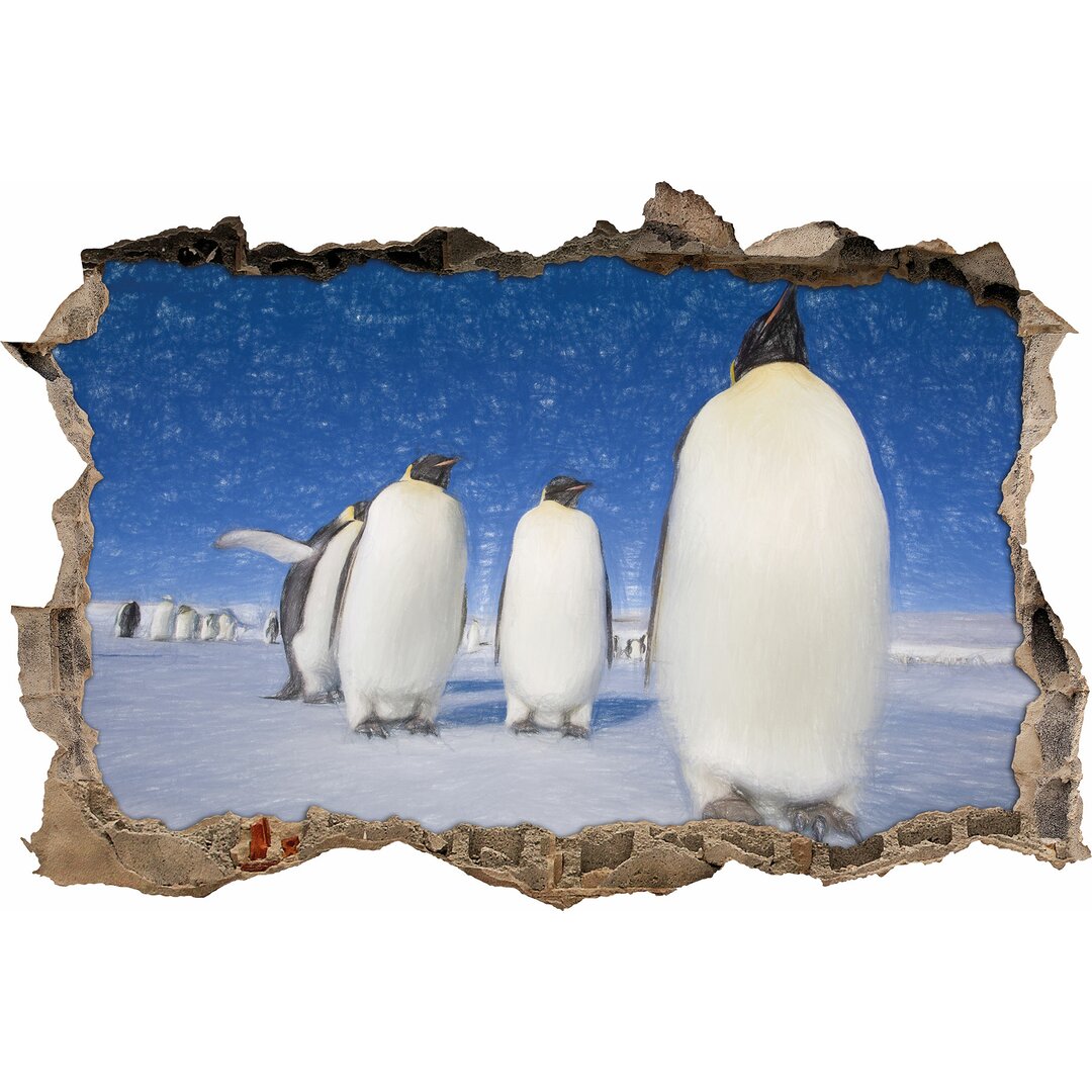 Kaiserpinguine in der Antarktis Wandaufkleber