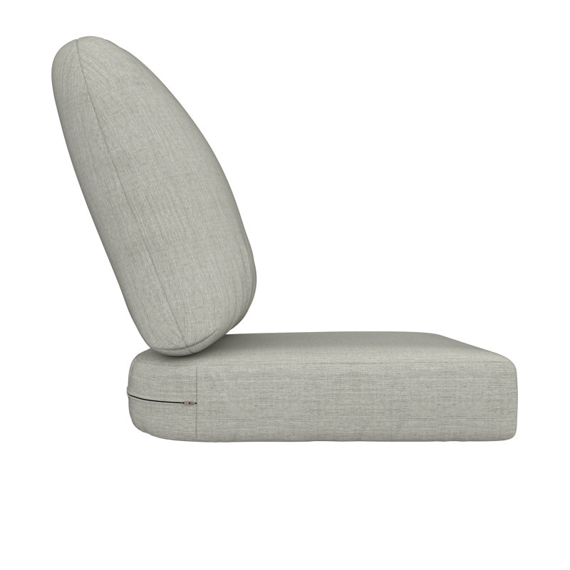 Outdoor Sunbrella® Seat/Back Cushion, Canvas Granite Sunbrella® Canvas
