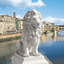 Statue lion sentinelle de Florence