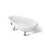 Birthday Bath® 72" x 37-1/2" Soaking Bathtub-1261157033