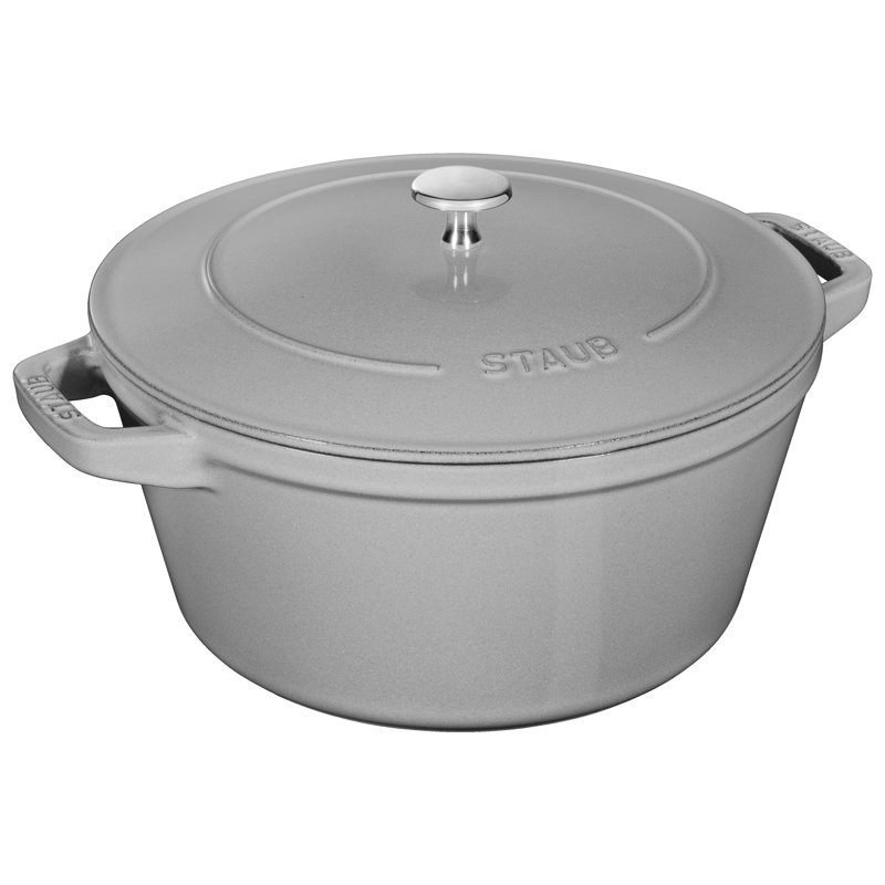 Staub Cast Iron 4-Pc Stackable Set, Graphite
