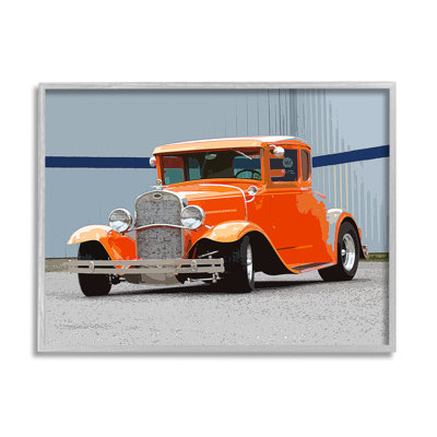 " Antique Orange Buggy "