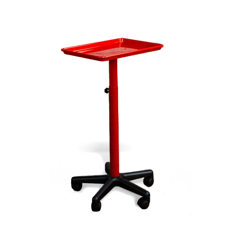 21'' H x 6.4'' W Utility Cart with Wheels, Red