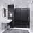 60” W x 76” H Sliding Frameless Shower Door-64345427